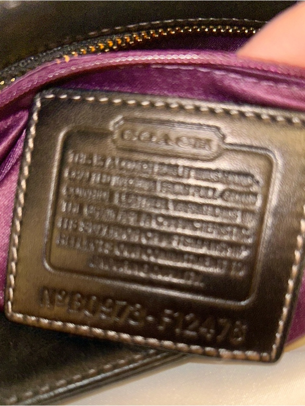 COACH Jackie Horsebit All Leather
Black Handbag Authentic includes Dust Bag! - Picture 7 of 7